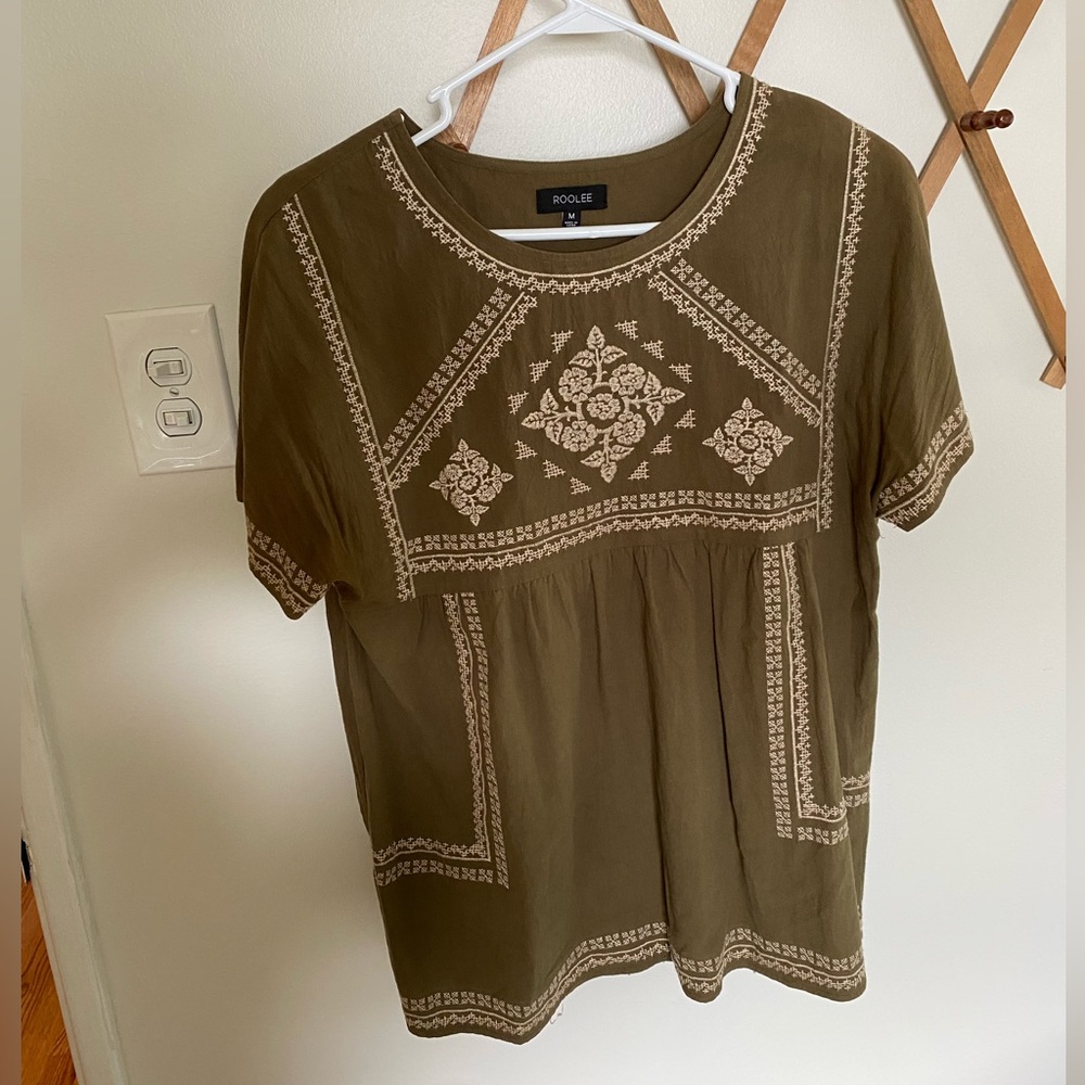 Roolee  Blouse | army green | babydoll